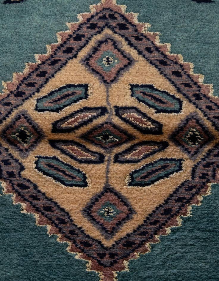Detail image of  3' 1 x 4' 11  Hand Knotted Bokhara Rug