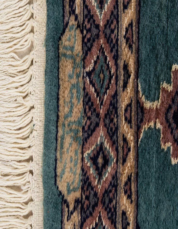 Detail image of  3' 1 x 4' 11  Hand Knotted Bokhara Rug