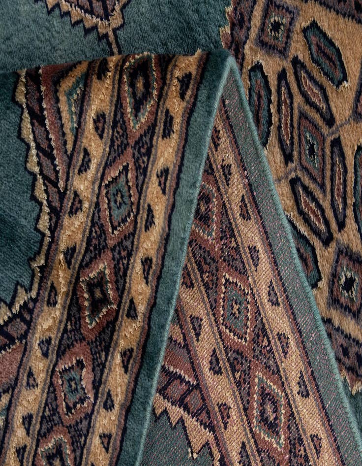 Detail image of  3' 1 x 4' 11  Hand Knotted Bokhara Rug