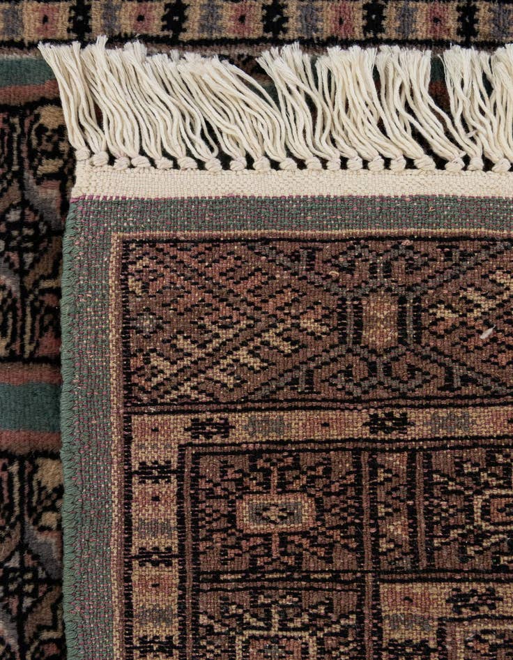 Detail image of  2' 1 x 3' 3  Hand Knotted Bokhara Wool Rug