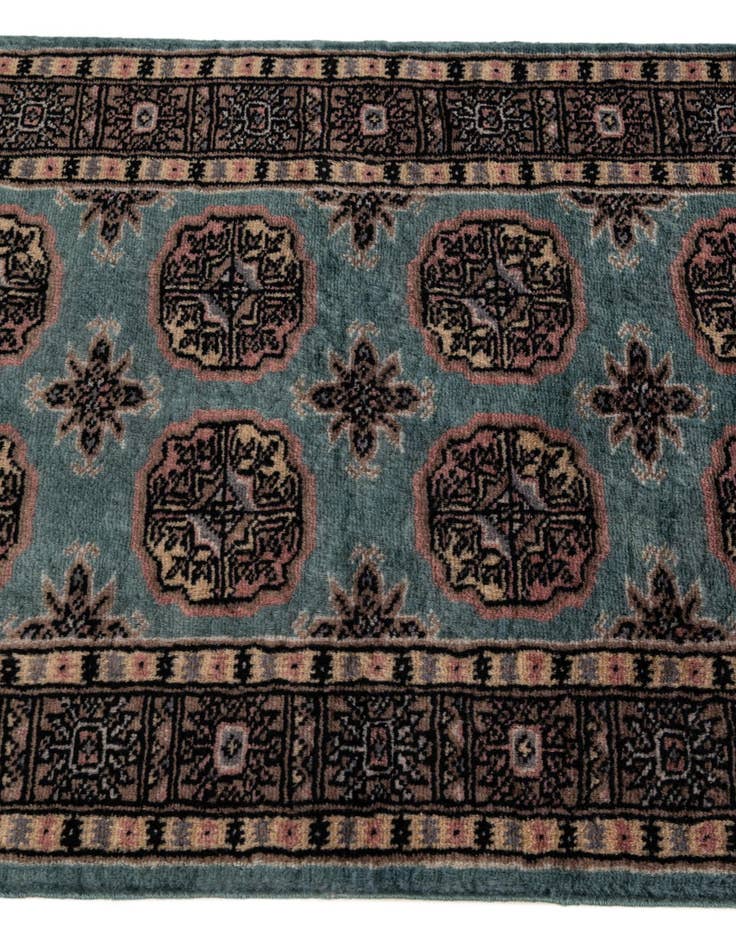 Detail image of  2' 1 x 3' 3  Hand Knotted Bokhara Wool Rug