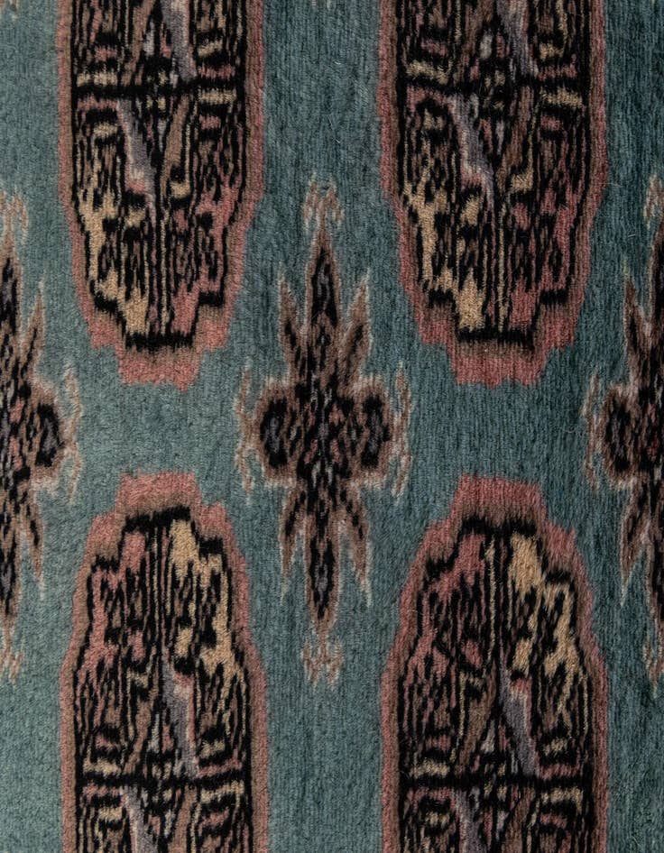 Detail image of  2' 1 x 3' 3  Hand Knotted Bokhara Wool Rug