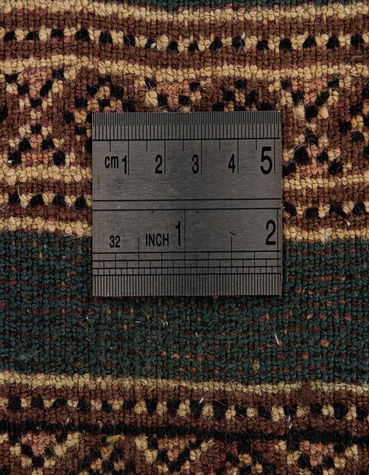 Detail image of  2' 9 x 4' 1  Hand Knotted Bokhara Oriental Wool Rug