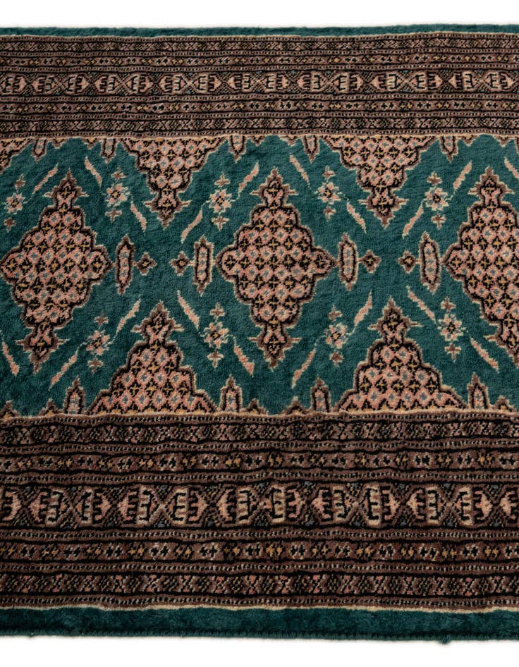 Detail image of  2' 9 x 4' 1  Hand Knotted Bokhara Oriental Wool Rug