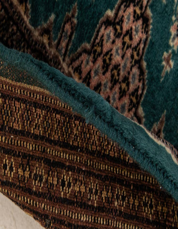 Detail image of  2' 9 x 4' 1  Hand Knotted Bokhara Oriental Wool Rug