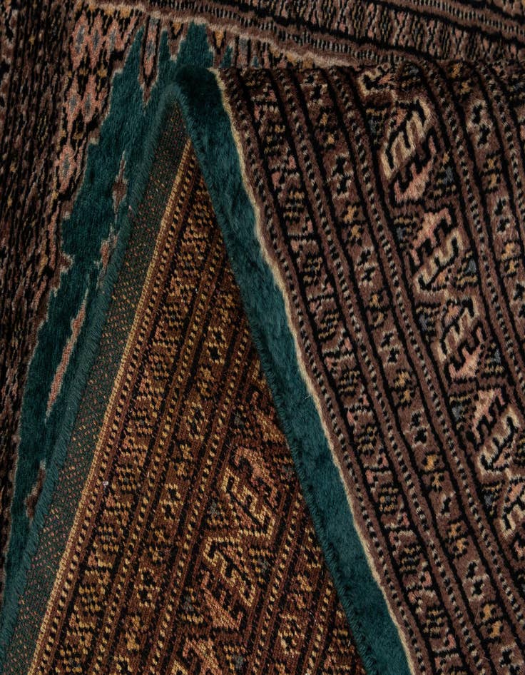 Detail image of  2' 9 x 4' 1  Hand Knotted Bokhara Oriental Wool Rug