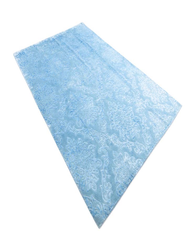 Detail image of  6' 8 x 10'  Hand Knotted Darya Wool Rug