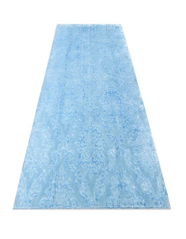 Detail image of  6' 8 x 10'  Hand Knotted Darya Wool Rug