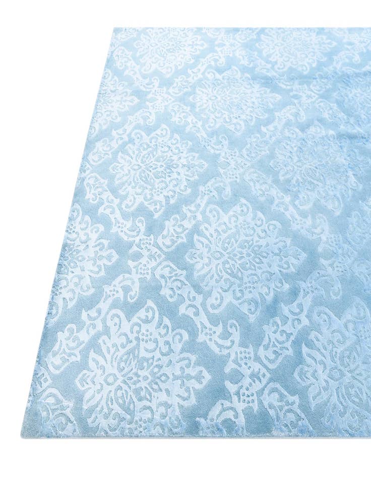 Detail image of  6' 8 x 10'  Hand Knotted Darya Wool Rug