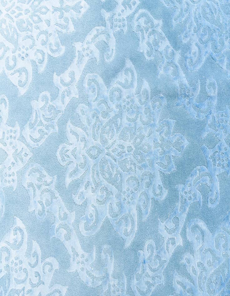 Detail image of  6' 8 x 10'  Hand Knotted Darya Wool Rug