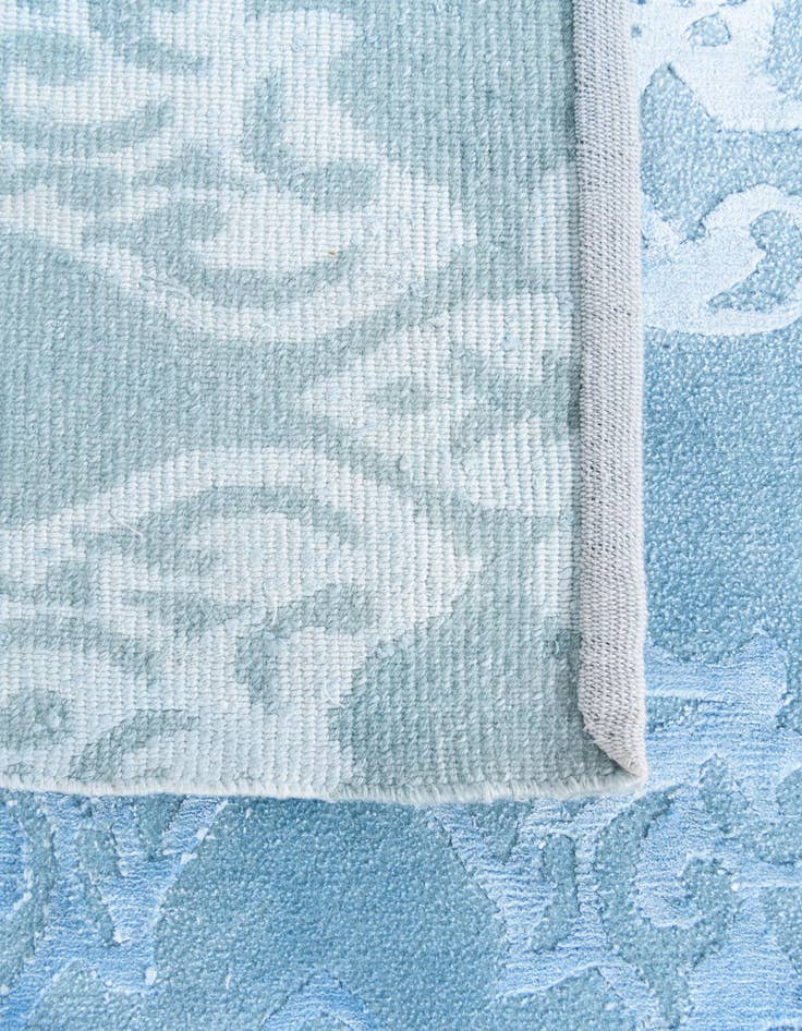 Detail image of  6' 8 x 10'  Hand Knotted Darya Wool Rug