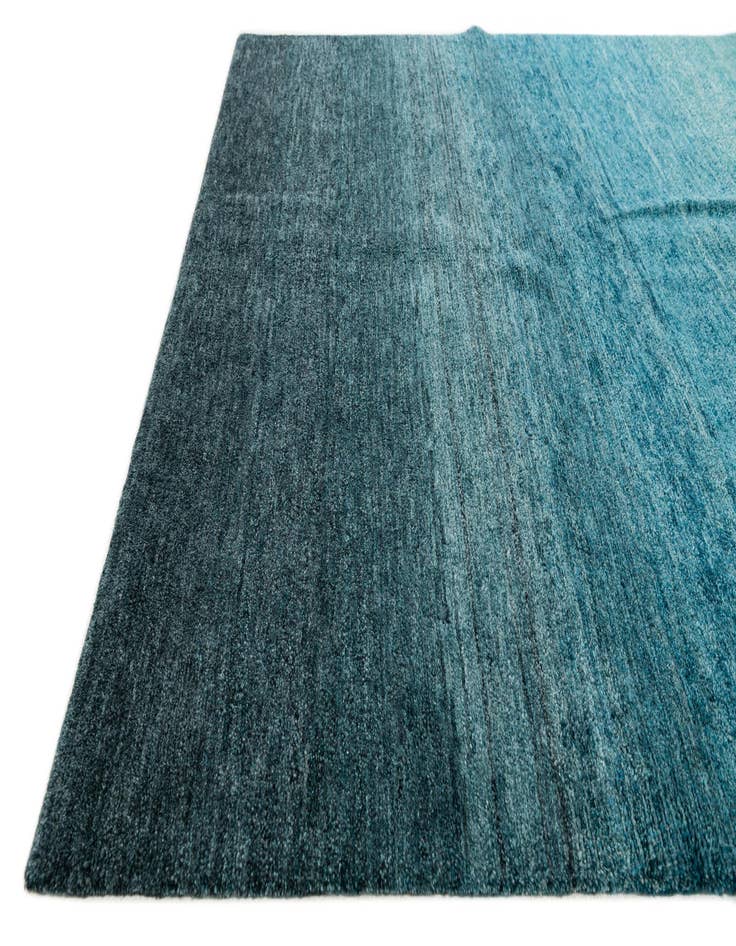 Detail image of  4' 8 x 6' 4  Hand Knotted Gabbeh Wool Rug