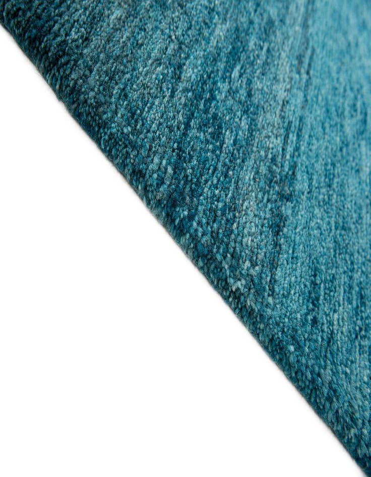 Detail image of  4' 8 x 6' 4  Hand Knotted Gabbeh Wool Rug