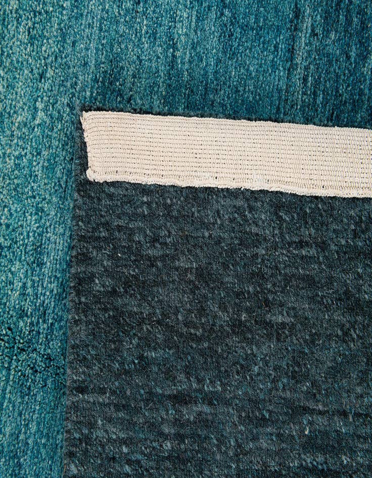 Detail image of  4' 8 x 6' 4  Hand Knotted Gabbeh Wool Rug