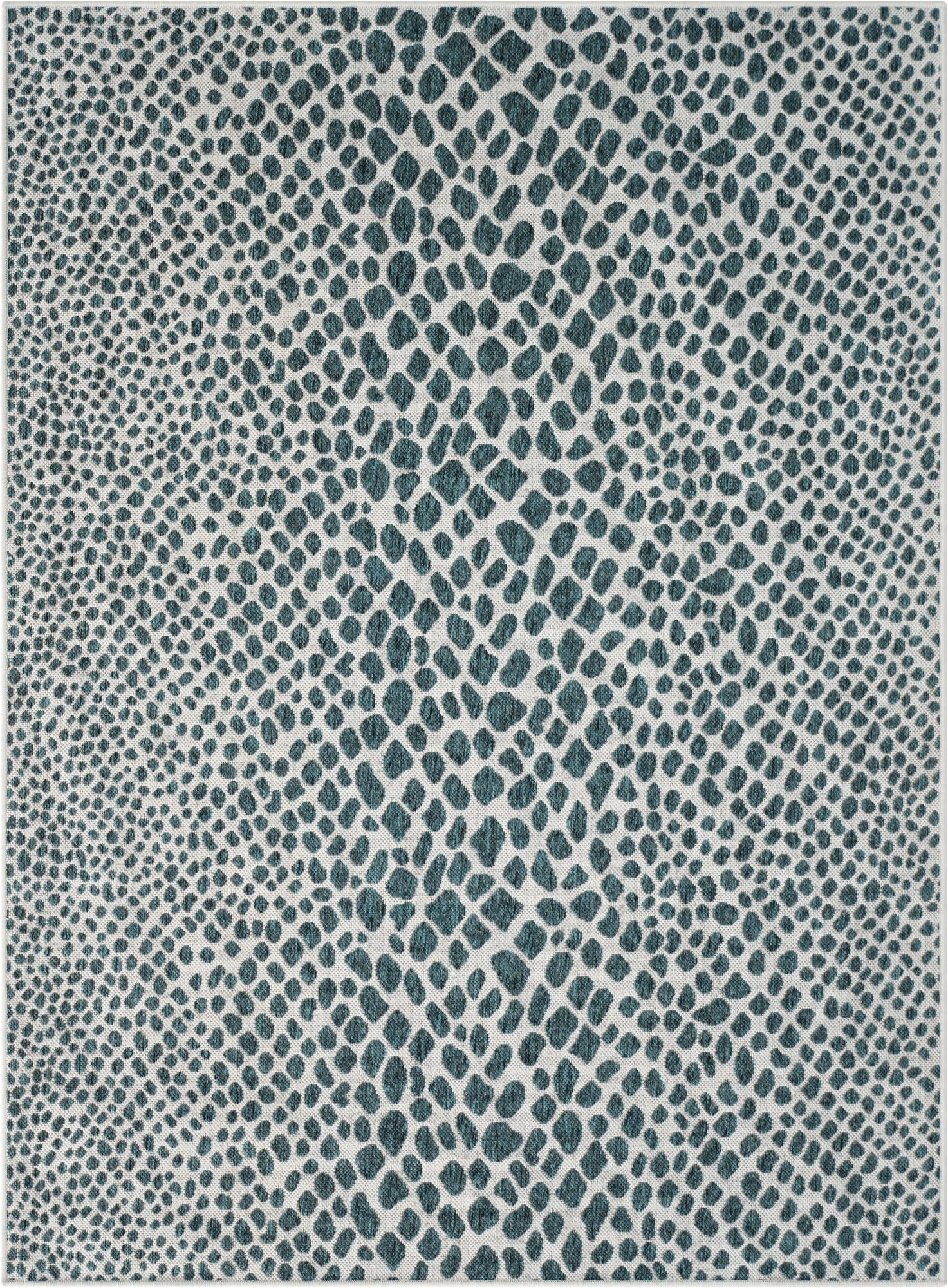  5' 3 x 7'  Washable Jill Zarin Indoor / Outdoor Rug