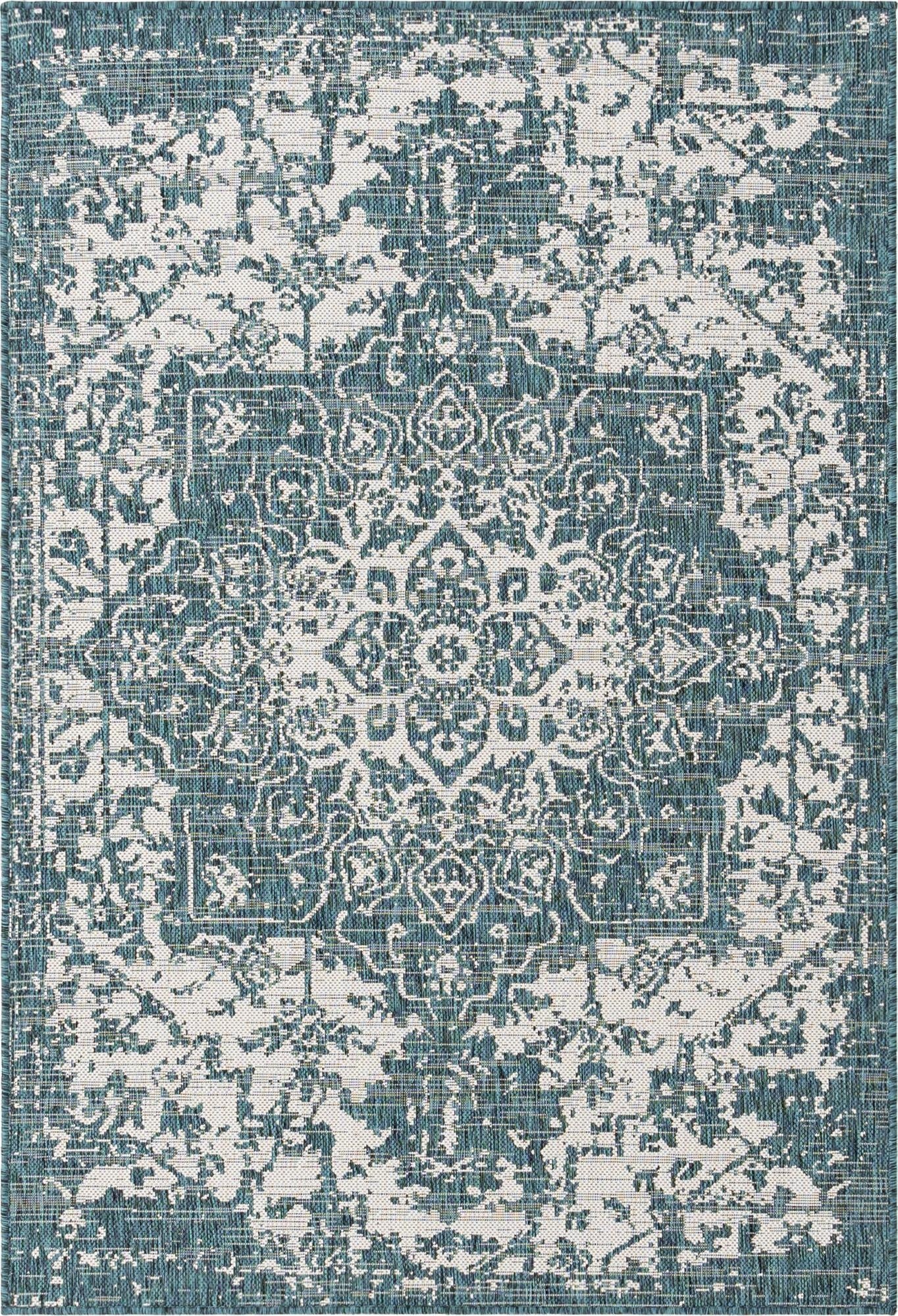  4' x 6'  Washable Jill Zarin Dubai Indoor / Outdoor Rug