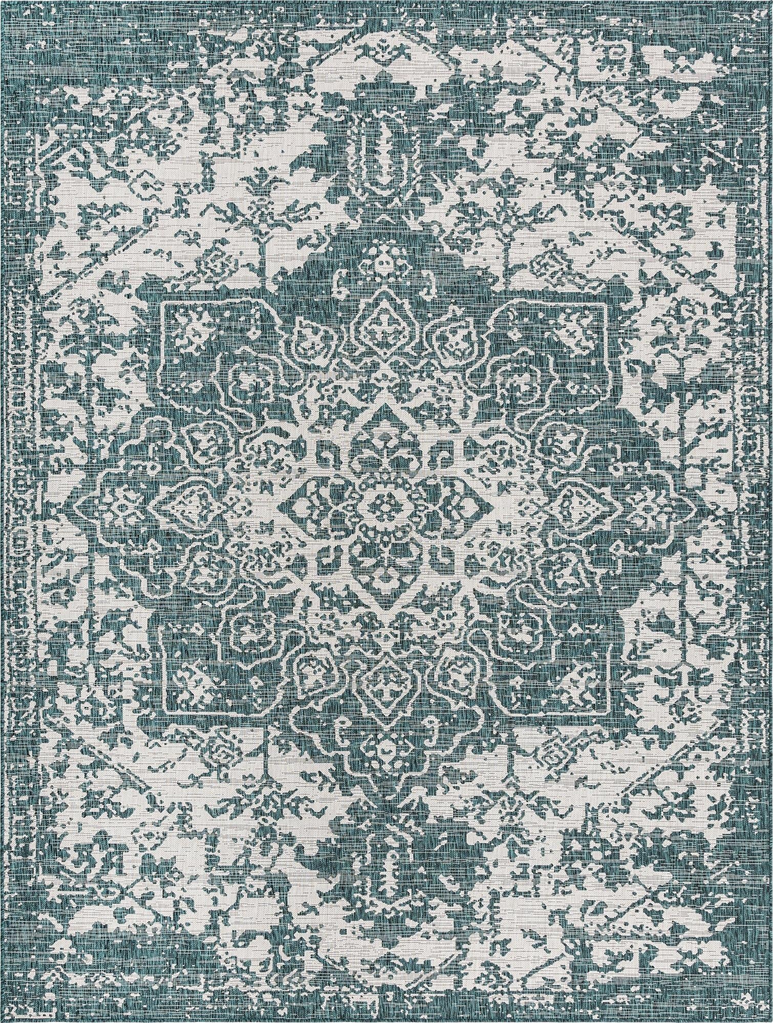  9' x 12'  Washable Jill Zarin Dubai Indoor / Outdoor Rug