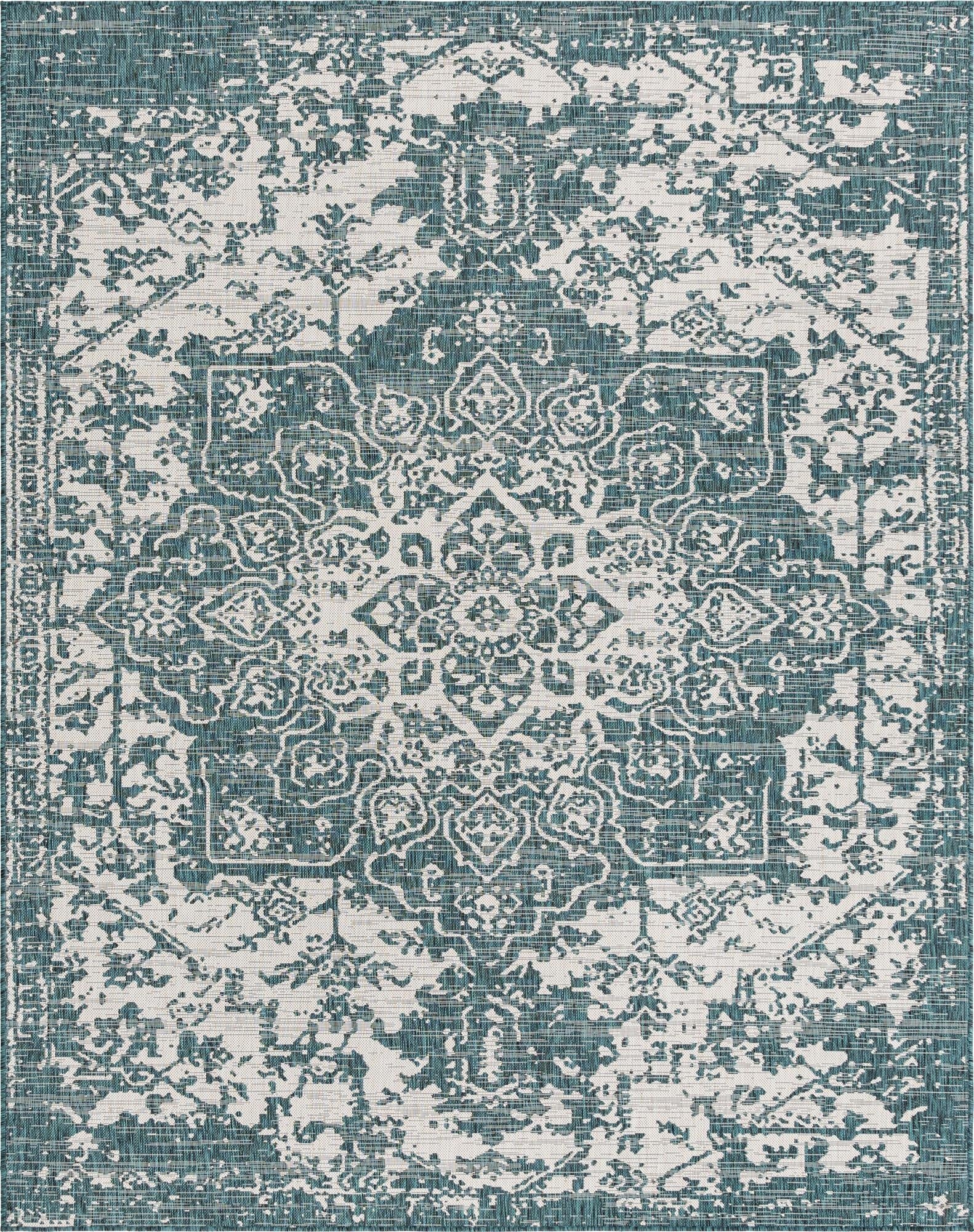  7' 10 x 10'  Washable Jill Zarin Dubai Indoor / Outdoor Rug