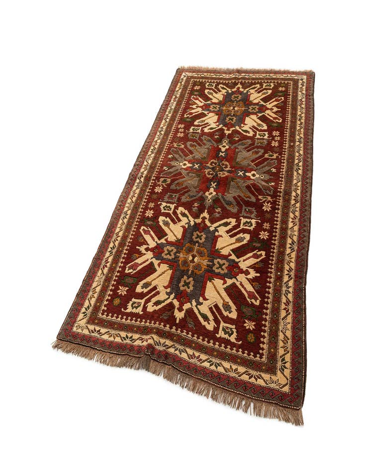 Detail image of  5' 1 x 7' 5  Hand Knotted Kars Wool Rug