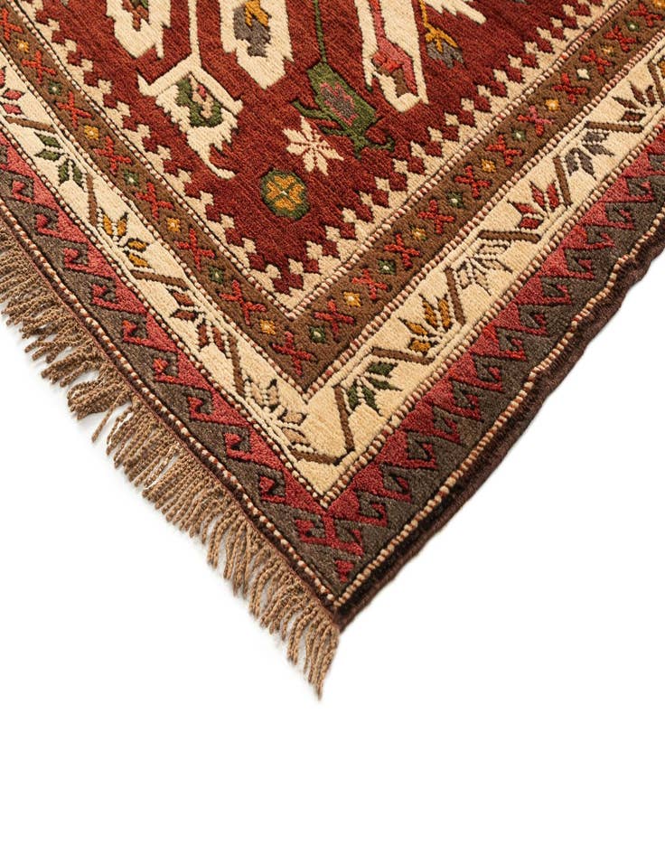 Detail image of  5' 1 x 7' 5  Hand Knotted Kars Wool Rug