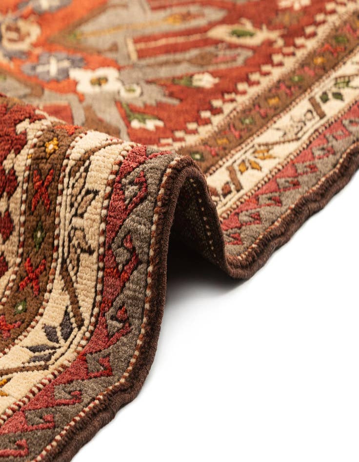 Detail image of  5' 1 x 7' 5  Hand Knotted Kars Wool Rug