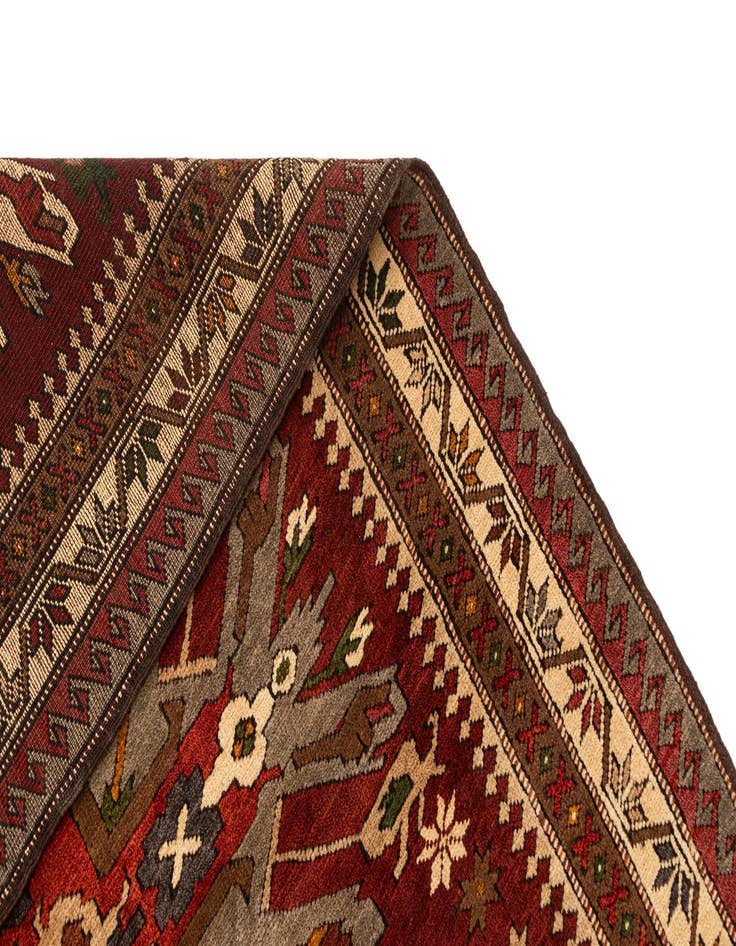 Detail image of  5' 1 x 7' 5  Hand Knotted Kars Wool Rug