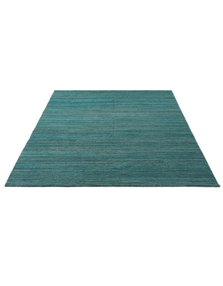 Detail image of  4' 11 x 6' 2  Hand Woven Kilim Modern Wool Rug