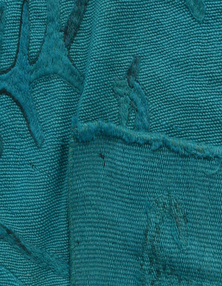 Detail image of  5' 4 x 7' 7  Hand Woven Kilim Suzani Wool Rug