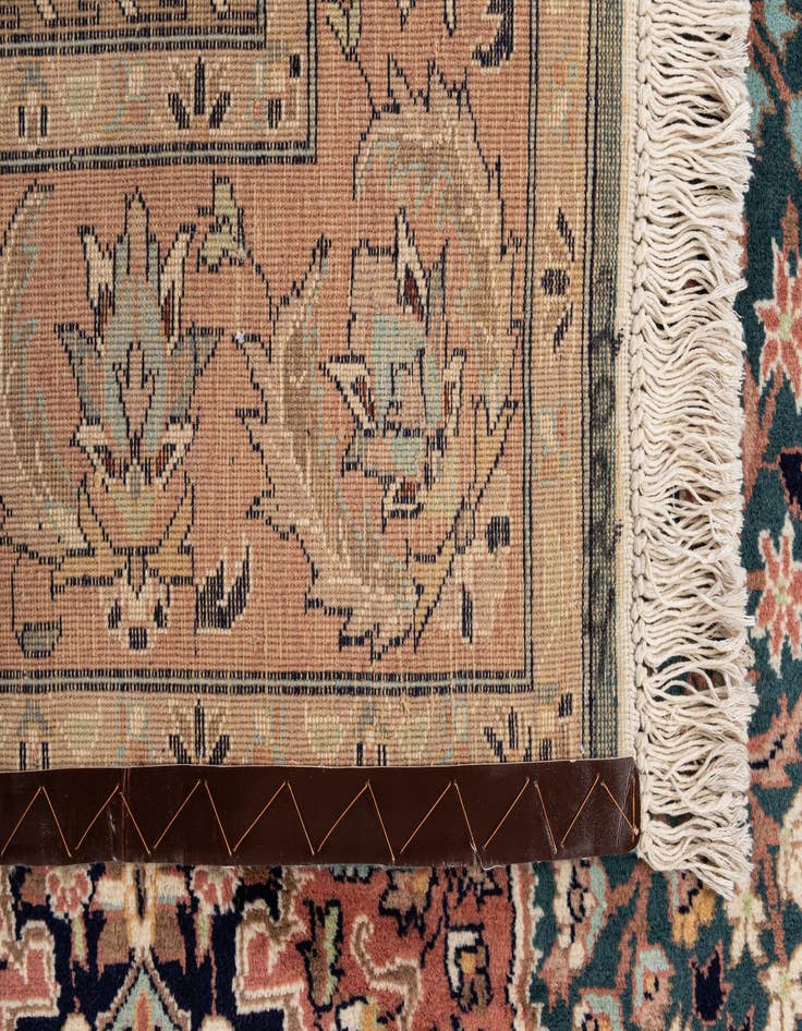 Detail image of  5' 3 x 8' 4  Hand Knotted Lahour Wool Rug