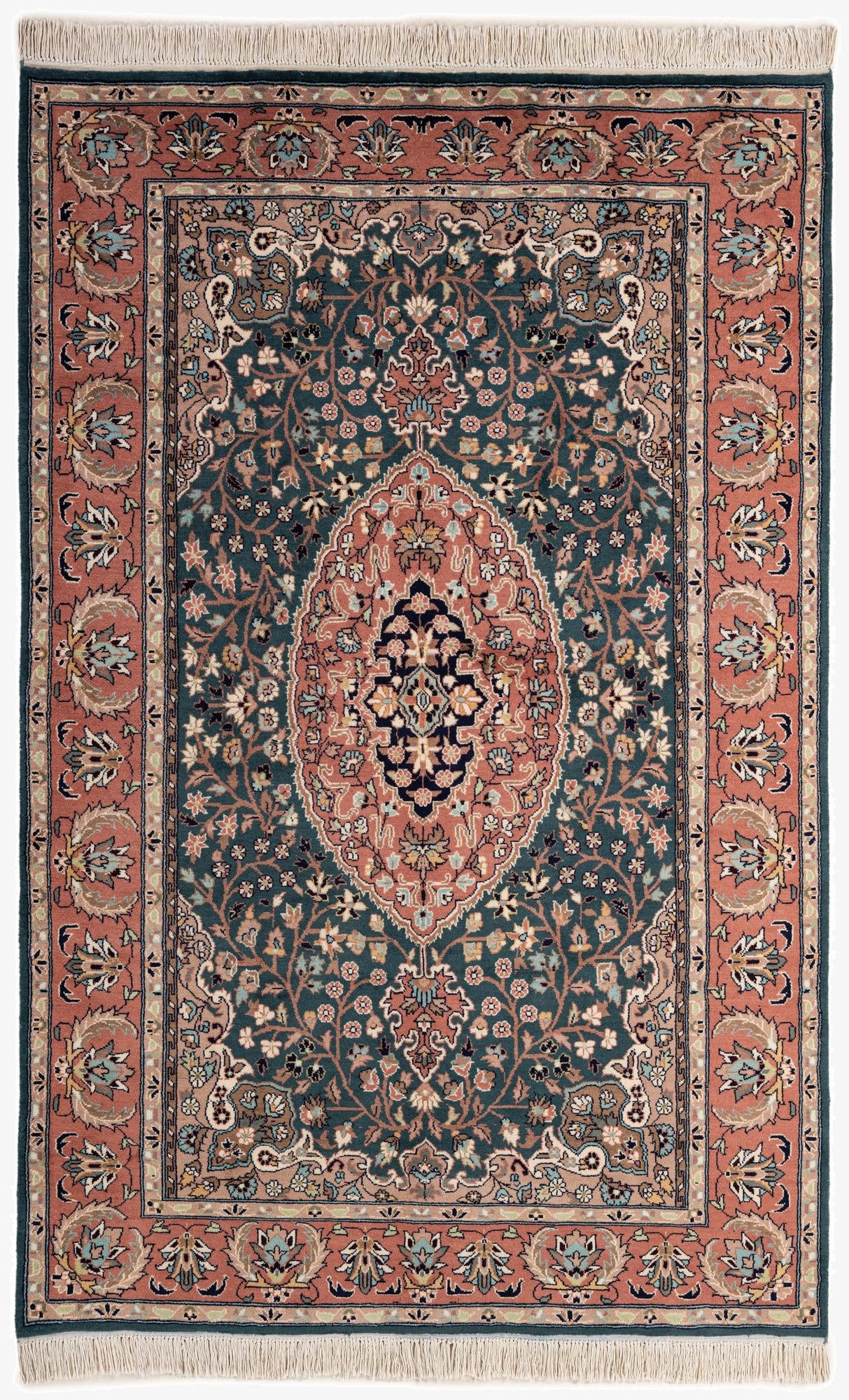  5' 3 x 8' 4  Hand Knotted Lahour Wool Rug