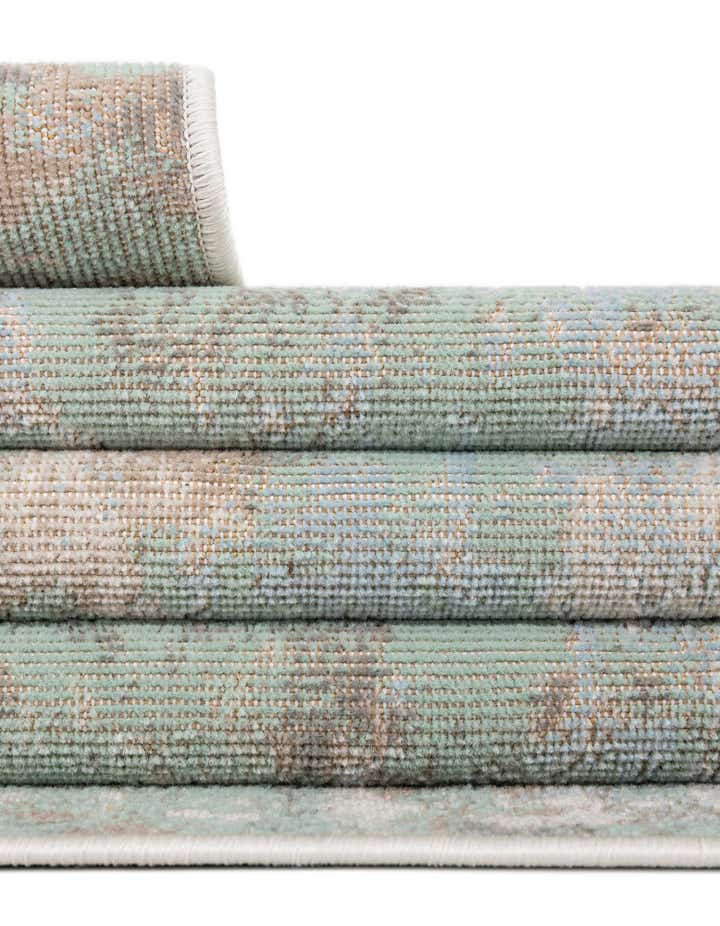 Teal 7' 10 x 10' Lotus Rug | Rugs.com