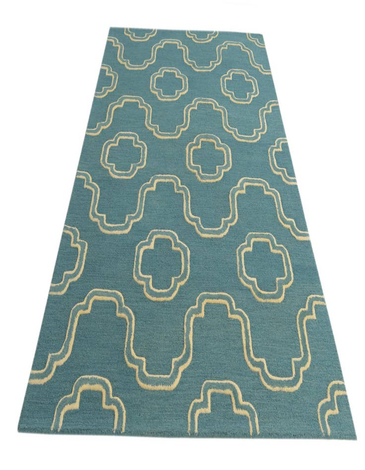 Detail image of  5' 1 x 8' Luna Wool Rug