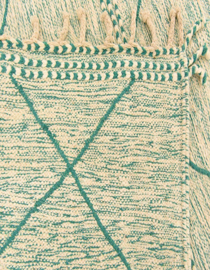 Detail image of  5' 9 x 8' 11  Hand Knotted Moroccan Wool Rug