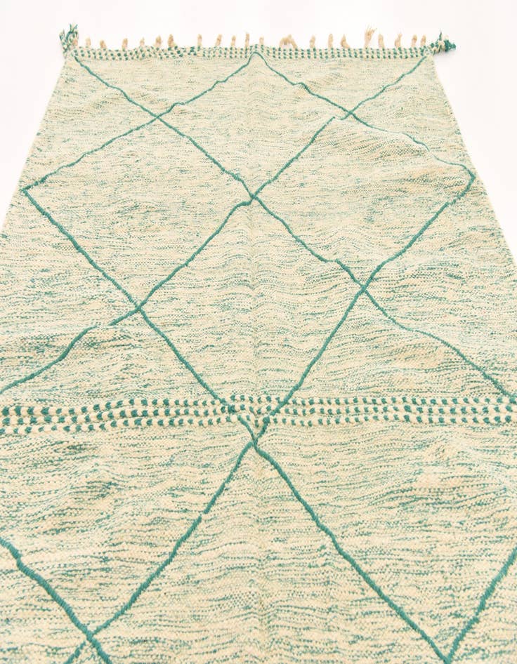 Detail image of  5' 9 x 8' 11  Hand Knotted Moroccan Wool Rug