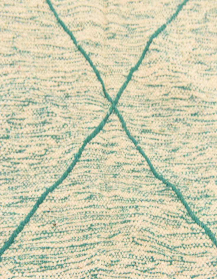 Detail image of  5' 9 x 8' 11  Hand Knotted Moroccan Wool Rug