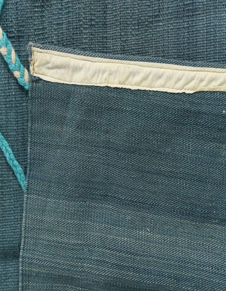 Detail image of  5' 8 x 7' 8  Hand Knotted Moroccan Wool Rug