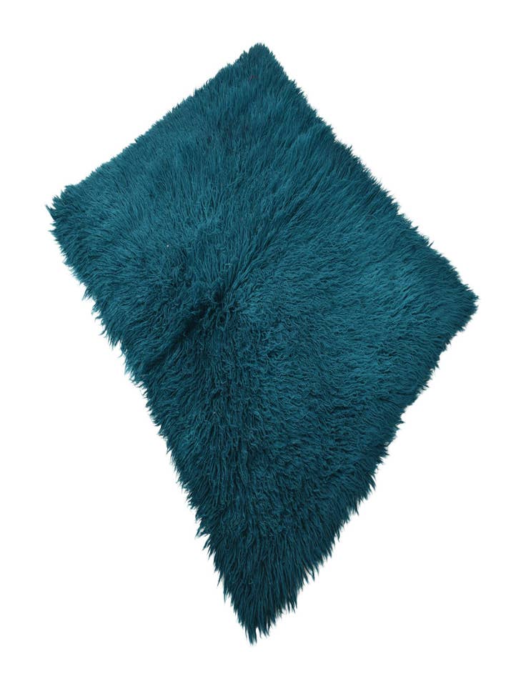 Detail image of  3' 1 x 4'  Hand Knotted Moroccan Wool Rug