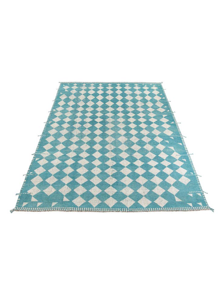 Detail image of  9' 1 x 12' 3  Hand Knotted Moroccan Wool Rug