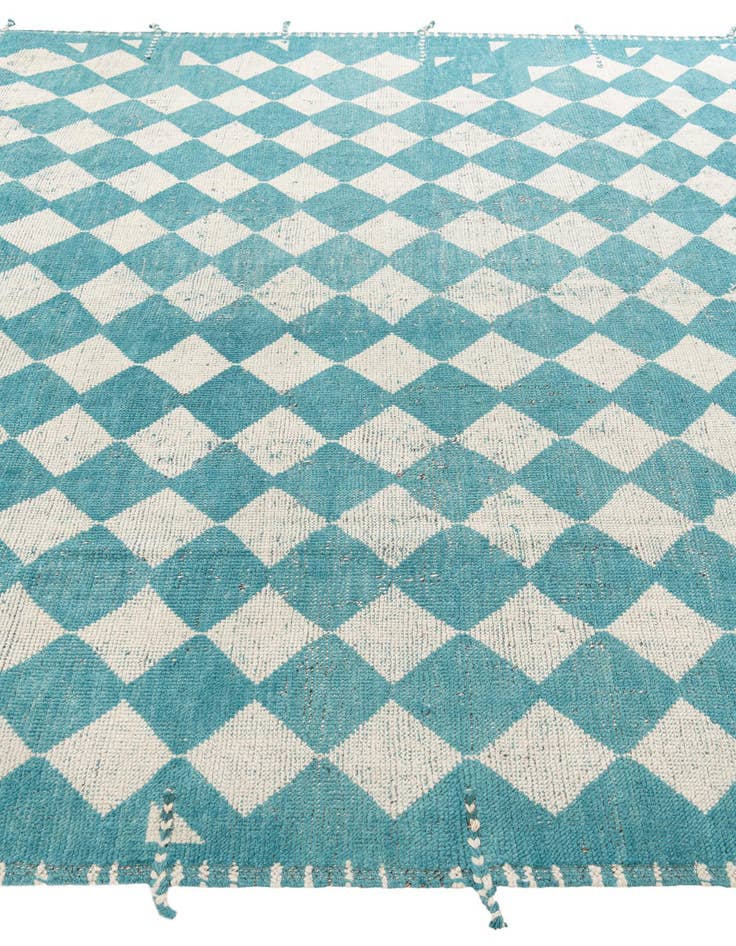 Detail image of  9' 1 x 12' 3  Hand Knotted Moroccan Wool Rug