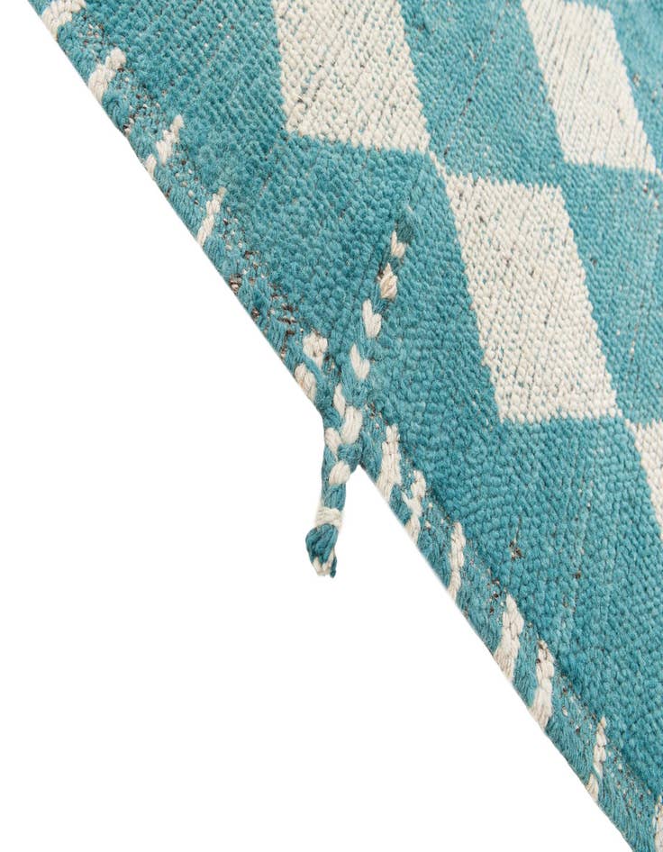 Detail image of  9' 1 x 12' 3  Hand Knotted Moroccan Wool Rug