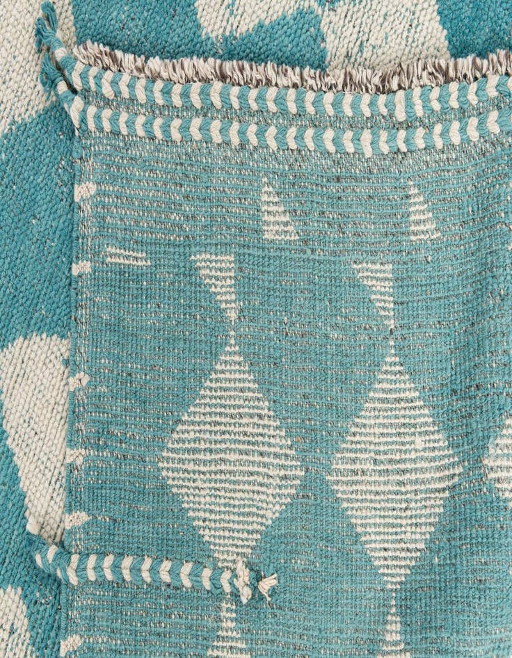 Detail image of  9' 1 x 12' 3  Hand Knotted Moroccan Wool Rug