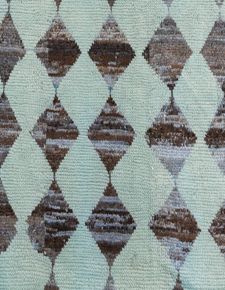 Detail image of  8' 3 x 10'  Hand Knotted Moroccan Wool Rug