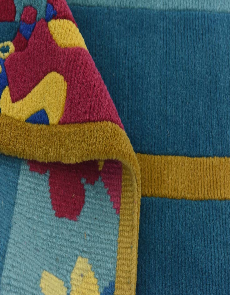 Detail image of 5' 6 x 7' 6 Hand Knotted Nepal Wool Rug