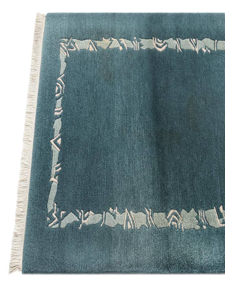 Detail image of  2' 5 x 4' 4  Hand Knotted Nepal Wool Rug