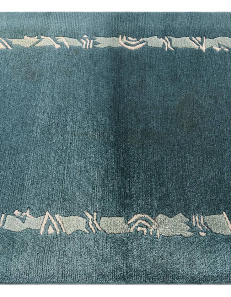 Detail image of  2' 5 x 4' 4  Hand Knotted Nepal Wool Rug