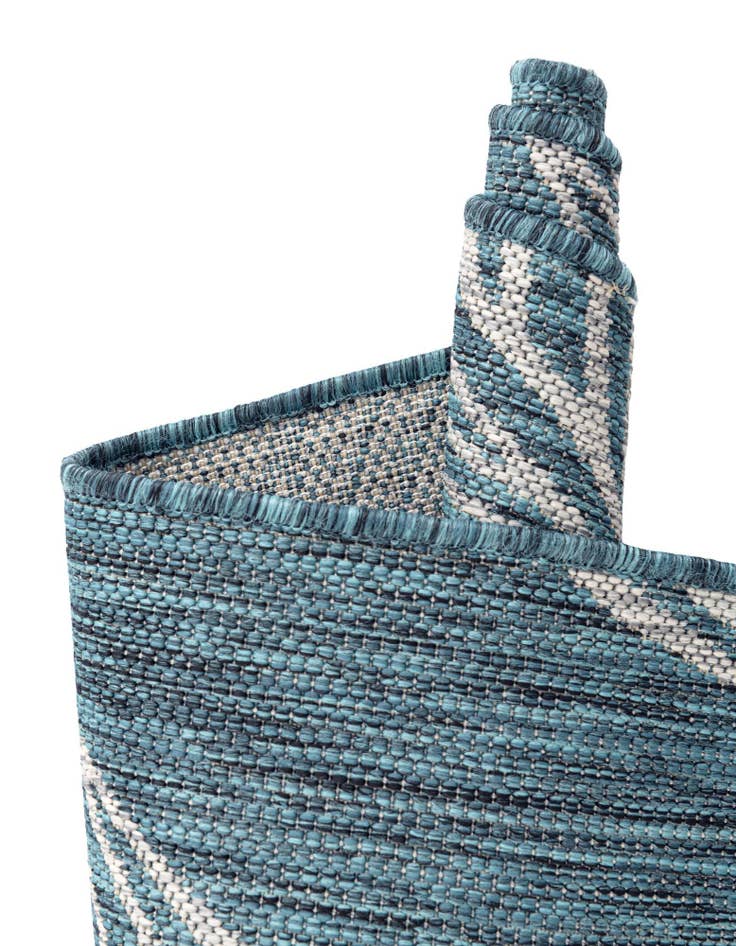 Detail image of  4' x 6'  Washable Botanical Indoor / Outdoor Rug