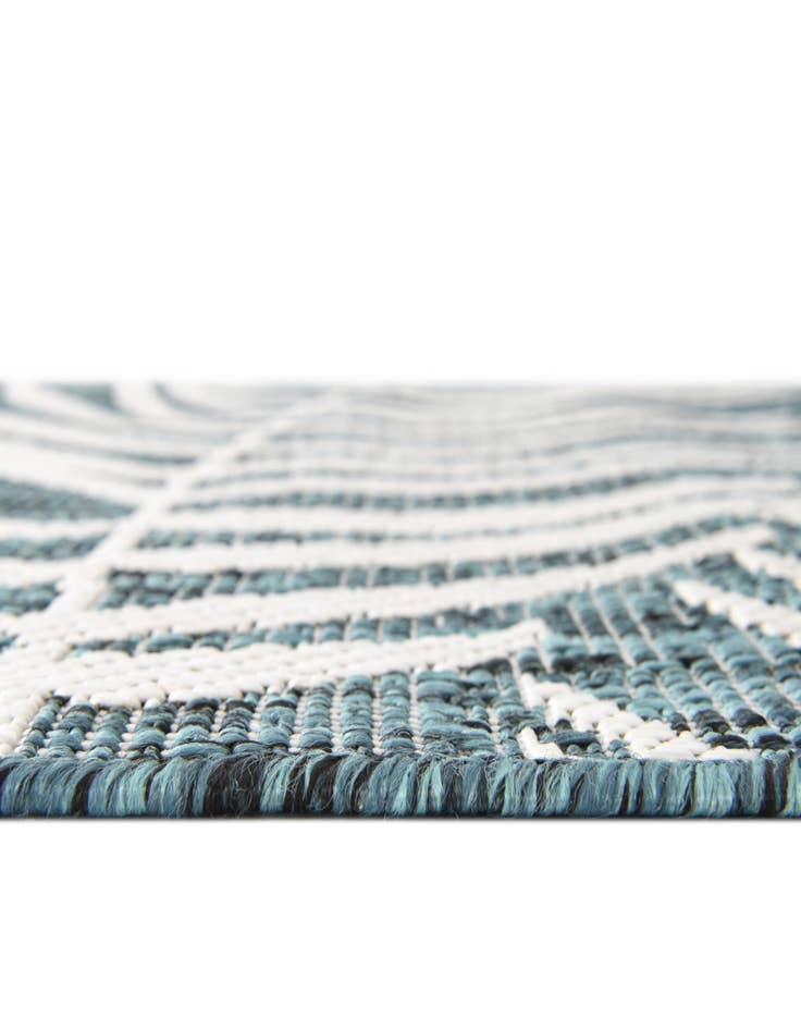 Detail image of  10' x 13'  Washable Botanical Indoor / Outdoor Rug