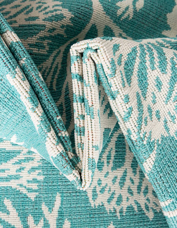 Detail image of  6' x 9'  Washable Coastal Indoor / Outdoor Rug
