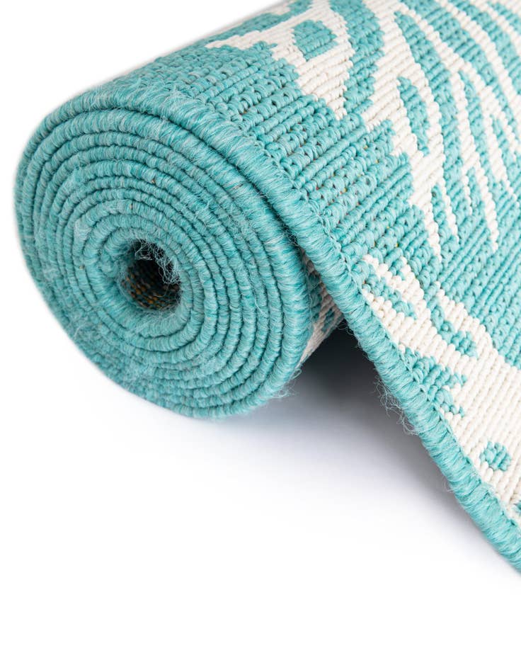 Detail image of  6' x 9'  Washable Coastal Indoor / Outdoor Rug