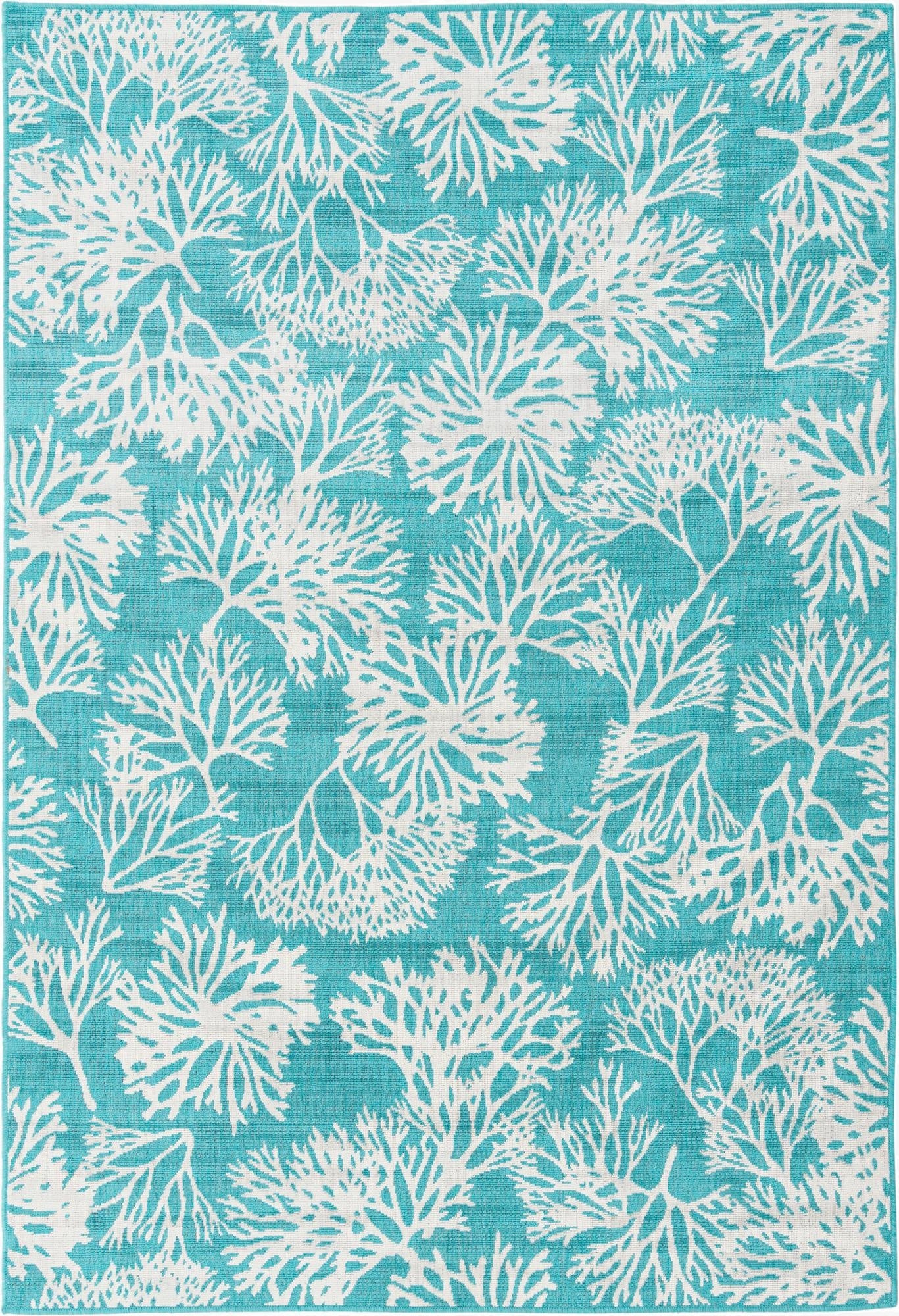  6' x 9'  Washable Coastal Indoor / Outdoor Rug